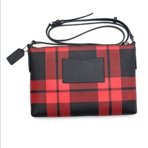 COACH MOUNT PLAID CROSSBODY BAG